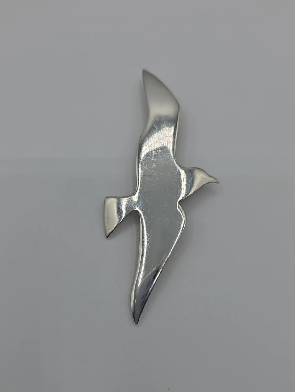 Sterling Silver Seagull Pin Brooch Or Pendant